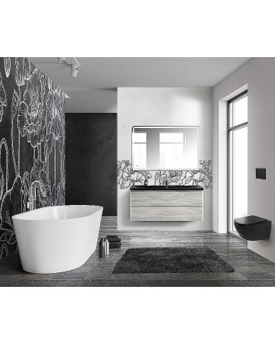 Тумба под раковину BelBagno 120 ALBANO-1200-2C-SO-RVB подвесная Rovere Vintage Bianco