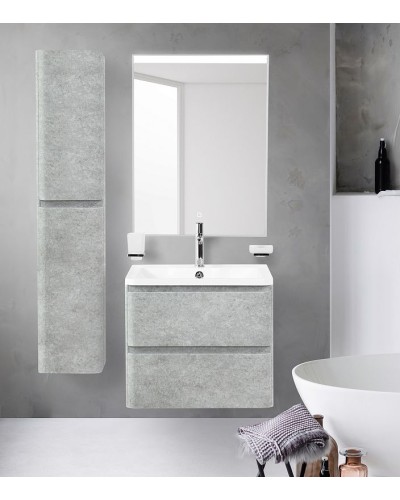 Тумба под раковину BelBagno 70 ALBANO-700-2C-SO-CVG подвесная Cemento Verona Grigio