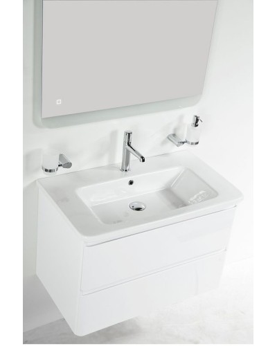 Тумба под раковину BelBagno 105 ALBANO-CER-1050-2C-SO-BL подвесная Bianco Lucido