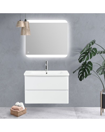 Тумба под раковину BelBagno 105 ALBANO-CER-1050-2C-SO-BL подвесная Bianco Lucido