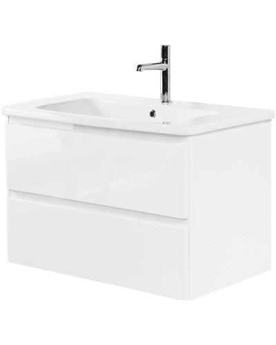 Тумба под раковину BelBagno 105 ALBANO-CER-1050-2C-SO-BL подвесная Bianco Lucido