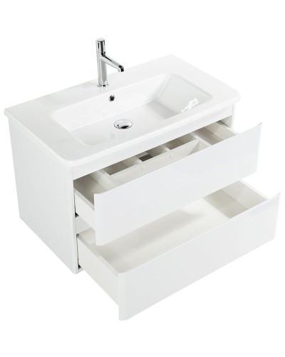 Тумба под раковину BelBagno 105 ALBANO-CER-1050-2C-SO-BL подвесная Bianco Lucido