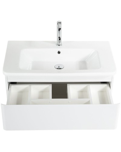 Тумба под раковину BelBagno 105 ALBANO-CER-1050-2C-SO-BL подвесная Bianco Lucido