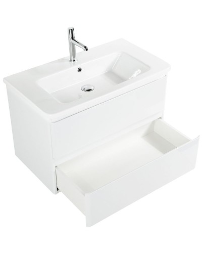 Тумба под раковину BelBagno 105 ALBANO-CER-1050-2C-SO-BL подвесная Bianco Lucido