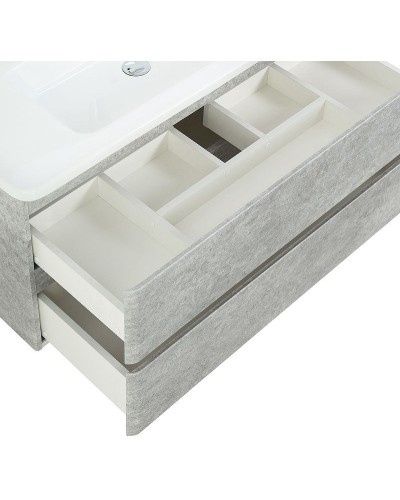Тумба под раковину BelBagno 105 ALBANO-CER-1050-2C-SO-CVG подвесная Cemento Verona Grigio