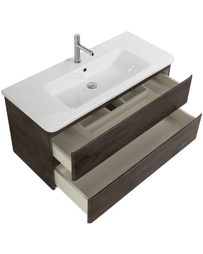 Тумба под раковину BelBagno 105 ALBANO-CER-1050-2C-SO-RNG подвесная Robere Nature Grigio