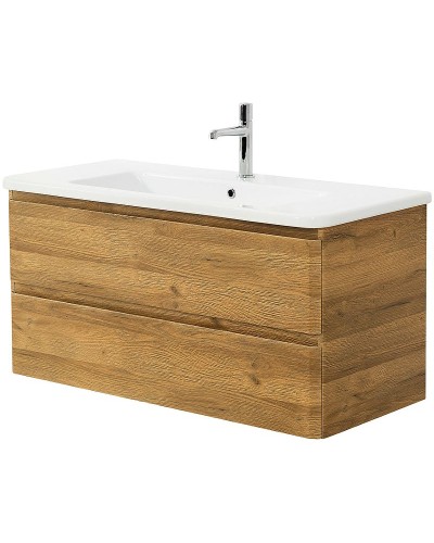 Тумба под раковину BelBagno 105 ALBANO-CER-1050-2C-SO-RR подвесная Rovere Rustico