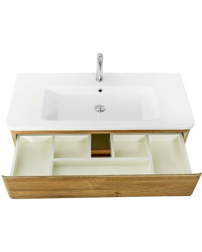 Тумба под раковину BelBagno 105 ALBANO-CER-1050-2C-SO-RR подвесная Rovere Rustico