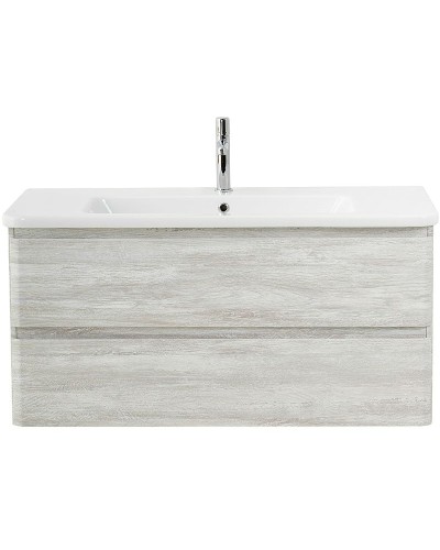 Тумба под раковину BelBagno 105 ALBANO-CER-1050-2C-SO-RVB подвесная Rovere Vintage Bianco