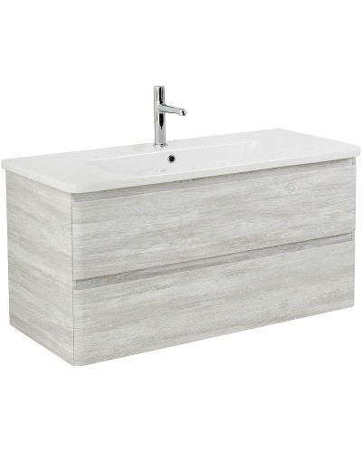 Тумба под раковину BelBagno 105 ALBANO-CER-1050-2C-SO-RVB подвесная Rovere Vintage Bianco