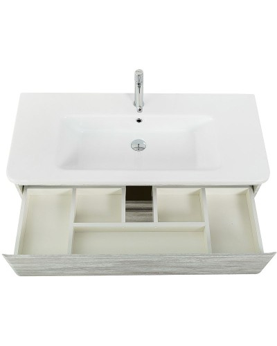 Тумба под раковину BelBagno 105 ALBANO-CER-1050-2C-SO-RVB подвесная Rovere Vintage Bianco