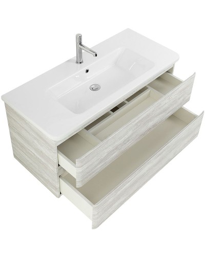 Тумба под раковину BelBagno 105 ALBANO-CER-1050-2C-SO-RVB подвесная Rovere Vintage Bianco