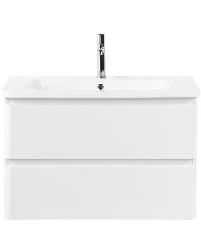 Тумба под раковину BelBagno 80 ALBANO-CER-800-2C-SO-BL подвесная Bianco Lucido