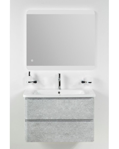 Тумба под раковину BelBagno 80 ALBANO-CER-800-2C-SO-CVG подвесная Cemento Verona Grigio