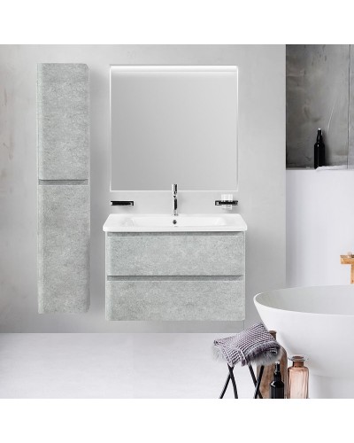 Тумба под раковину BelBagno 80 ALBANO-CER-800-2C-SO-CVG подвесная Cemento Verona Grigio
