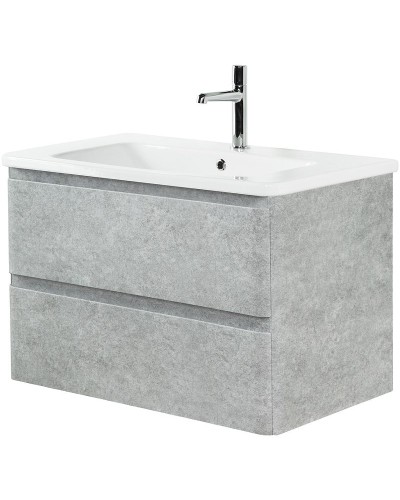 Тумба под раковину BelBagno 80 ALBANO-CER-800-2C-SO-CVG подвесная Cemento Verona Grigio