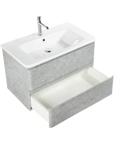 Тумба под раковину BelBagno 80 ALBANO-CER-800-2C-SO-CVG подвесная Cemento Verona Grigio