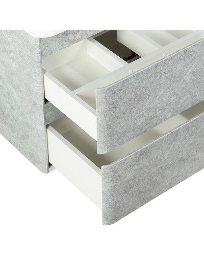 Тумба под раковину BelBagno 80 ALBANO-CER-800-2C-SO-CVG подвесная Cemento Verona Grigio