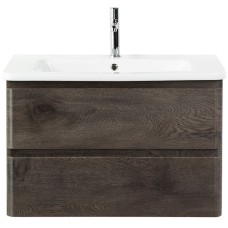 Тумба под раковину BelBagno 80 ALBANO-CER-800-2C-SO-RNG подвесная Robere Nature Grigio