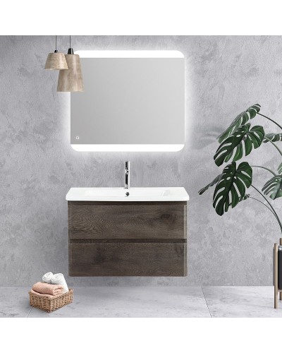 Тумба под раковину BelBagno 80 ALBANO-CER-800-2C-SO-RNG подвесная Robere Nature Grigio