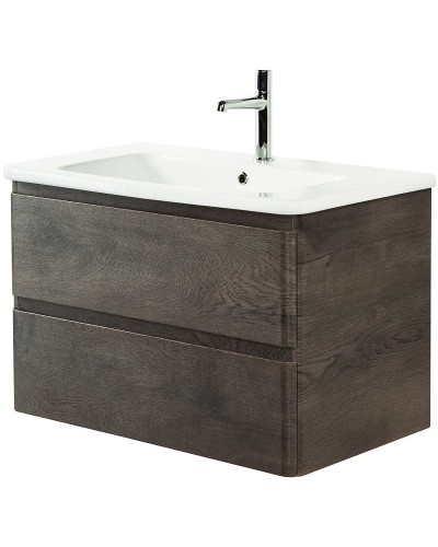 Тумба под раковину BelBagno 80 ALBANO-CER-800-2C-SO-RNG подвесная Robere Nature Grigio