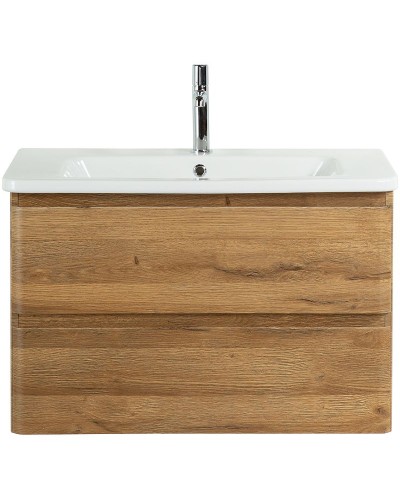 Тумба под раковину BelBagno 80 ALBANO-CER-800-2C-SO-RR подвесная Rovere Rustico