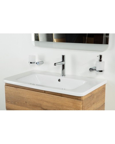 Тумба под раковину BelBagno 80 ALBANO-CER-800-2C-SO-RR подвесная Rovere Rustico