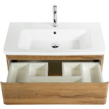 Тумба под раковину BelBagno 80 ALBANO-CER-800-2C-SO-RR подвесная Rovere Rustico