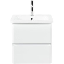 Тумба под раковину BelBagno 50 ALBANO-CER-500-2C-SO-BL подвесная Bianco Lucido