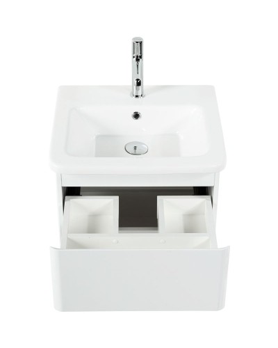 Тумба под раковину BelBagno 50 ALBANO-CER-500-2C-SO-BL подвесная Bianco Lucido