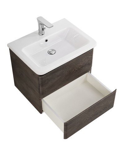 Тумба под раковину BelBagno 50 ALBANO-CER-500-2C-SO-RNG подвесная Robere Nature Grigio