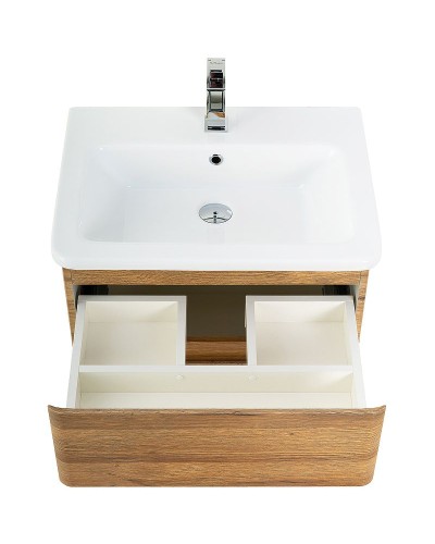 Тумба под раковину BelBagno 50 ALBANO-CER-500-2C-SO-RR подвесная Rovere Rustico