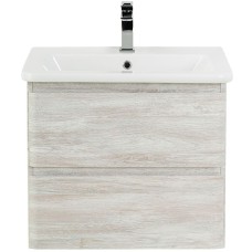 Тумба под раковину BelBagno 50 ALBANO-CER-500-2C-SO-RVB подвесная Rovere Vintage Bianco