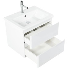 Тумба под раковину BelBagno 60 ALBANO-CER-600-2C-SO-BL подвесная Bianco Lucido