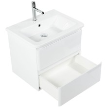 Тумба под раковину BelBagno 60 ALBANO-CER-600-2C-SO-BL подвесная Bianco Lucido