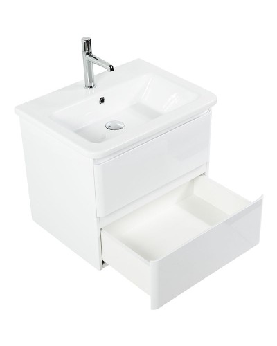 Тумба под раковину BelBagno 60 ALBANO-CER-600-2C-SO-BL подвесная Bianco Lucido