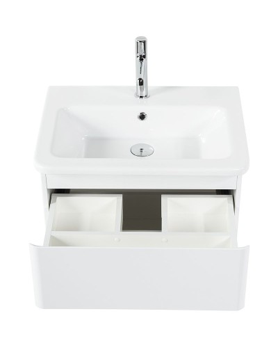 Тумба под раковину BelBagno 60 ALBANO-CER-600-2C-SO-BL подвесная Bianco Lucido