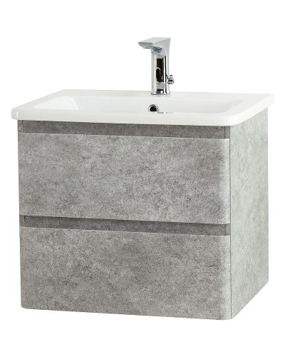 Тумба под раковину BelBagno 60 ALBANO-CER-600-2C-SO-CVG подвесная Cemento Verona Grigio