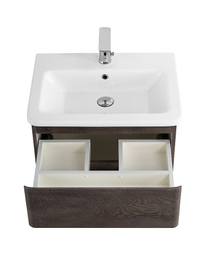 Тумба под раковину BelBagno 60 ALBANO-CER-600-2C-SO-RNG подвесная Robere Nature Grigio