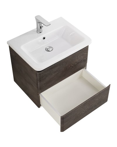 Тумба под раковину BelBagno 60 ALBANO-CER-600-2C-SO-RNG подвесная Robere Nature Grigio