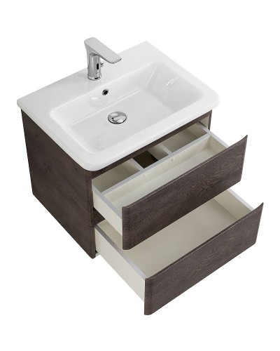 Тумба под раковину BelBagno 60 ALBANO-CER-600-2C-SO-RNG подвесная Robere Nature Grigio