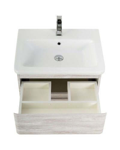 Тумба под раковину BelBagno 60 ALBANO-CER-600-2C-SO-RVB подвесная Rovere Vintage Bianco