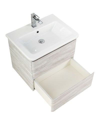 Тумба под раковину BelBagno 60 ALBANO-CER-600-2C-SO-RVB подвесная Rovere Vintage Bianco