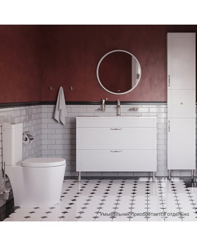 Тумба под раковину Iddis Oxford 100 OXF10W1i95 Белая матовая