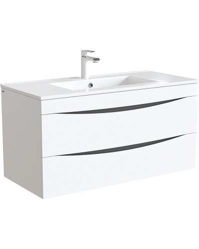 Тумба под раковину Iddis Cloud 100 CLO10W1i95 подвесная Белый