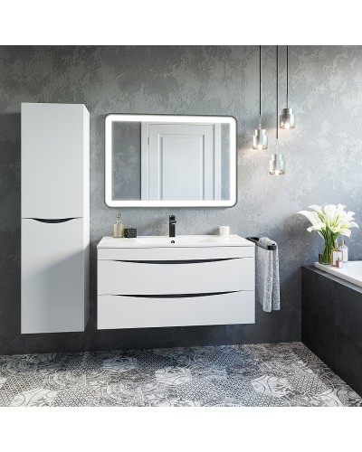 Тумба под раковину Iddis Cloud 100 CLO10W1i95 подвесная Белый