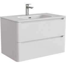 Тумба под раковину Iddis Edifice 80 EDI80W0i95 подвесная Белая