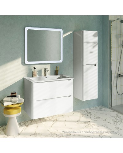 Тумба под раковину Iddis Edifice 80 EDI80W0i95 подвесная Белая