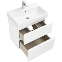 Тумба под раковину Roca Oleta 60 857639806 подвесная Белый глянец