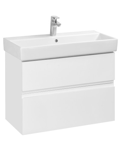 Тумба под раковину Roca Oleta 80 857640501 подвесная Белая матовая